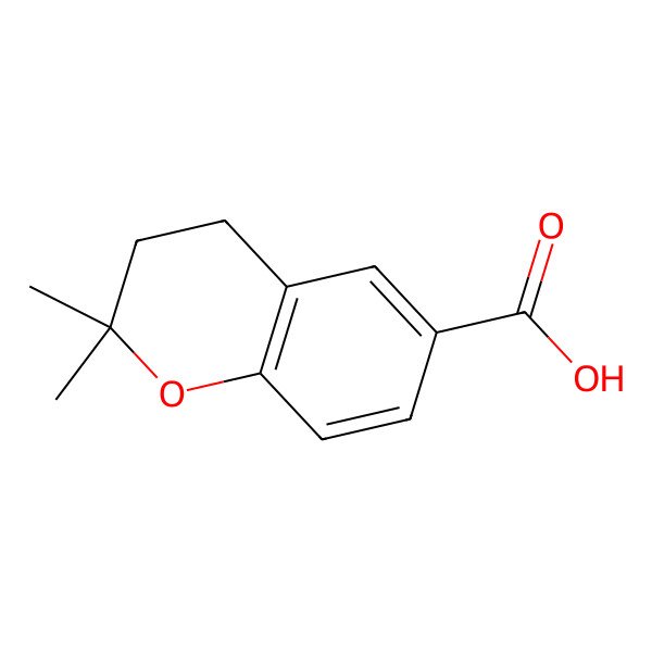 2D Structure of 2,2-Dimethylchroman-6-carboxylic acid