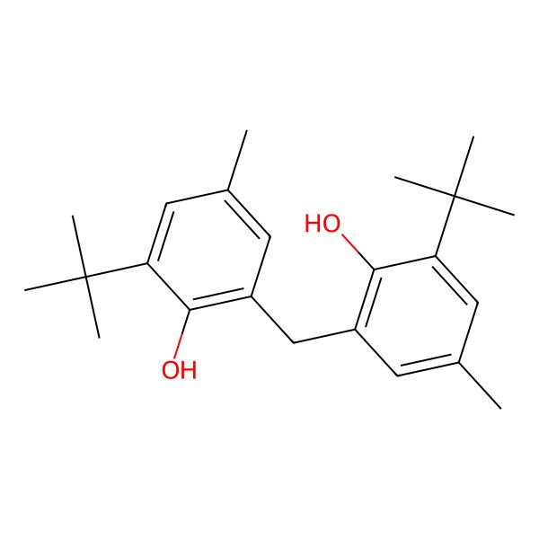 2D Structure of 2,2'-Methylenebis(4-methyl-6-tert-butylphenol)