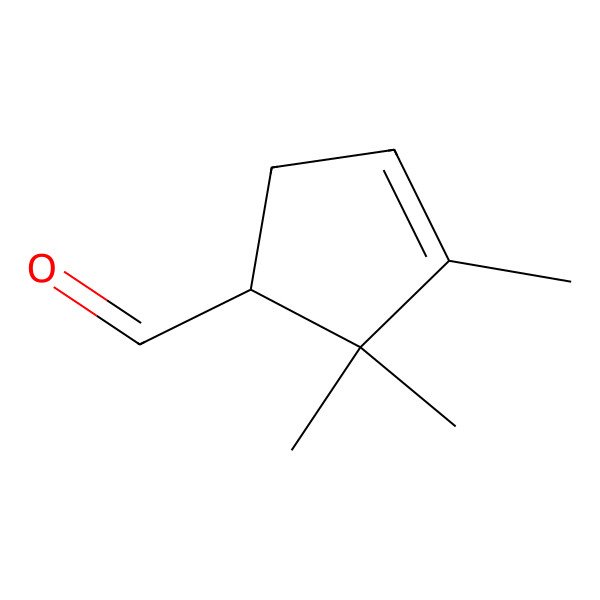 2D Structure of 2,2,3-Trimethyl-3-cyclopentene-1-acetaldehyde