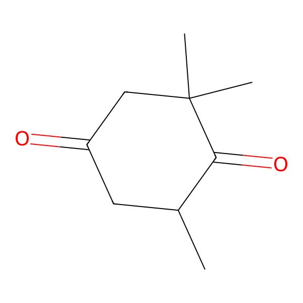 2D Structure of 2,2,6-Trimethylcyclohexane-1,4-dione