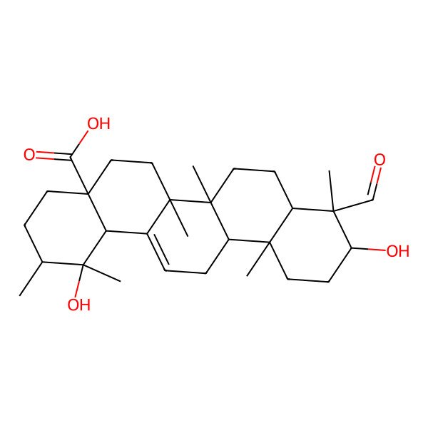 2D Structure of 23-Aldehydepomolic acid
