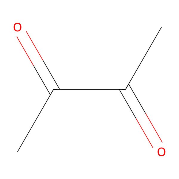 2D Structure of 2,3-Butanedione
