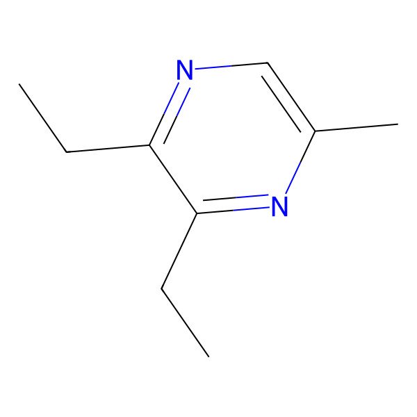 2D Structure of 2,3-Diethyl-5-methylpyrazine 2D Structure of 2,3-Diethyl-5-methylpyrazine