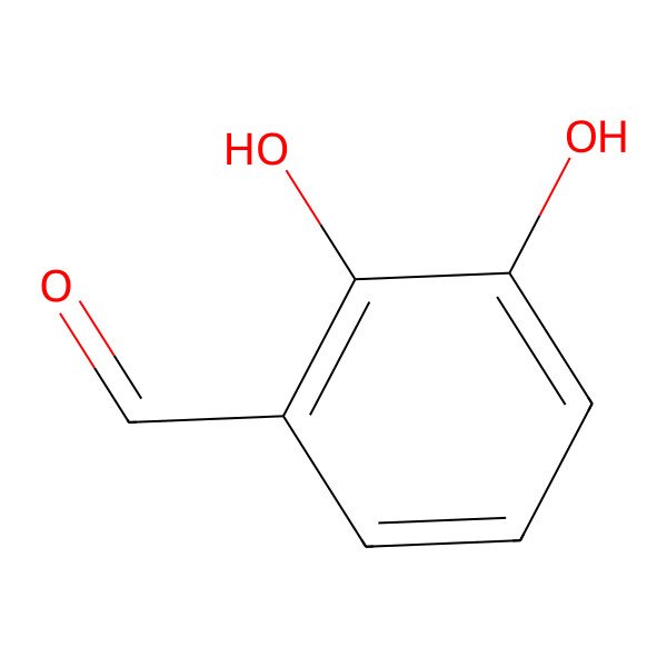 2D Structure of 2,3-Dihydroxybenzaldehyde