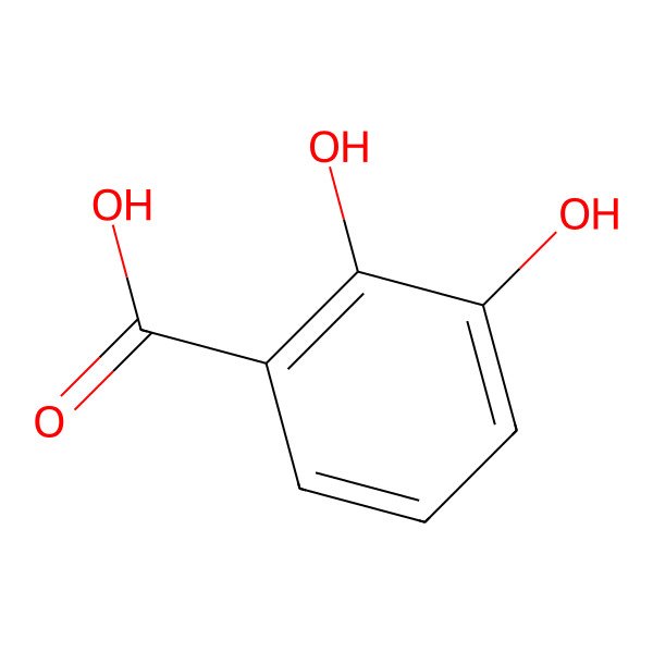 2D Structure of 2,3-Dihydroxybenzoic acid