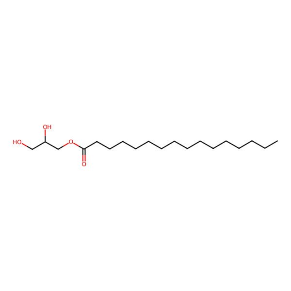 2D Structure of 2,3-Dihydroxypropyl hexadecanoate