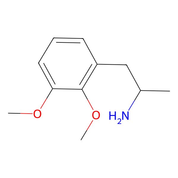 2D Structure of 2,3-Dimethoxyamphetamine 2D Structure of 2,3-Dimethoxyamphetamine