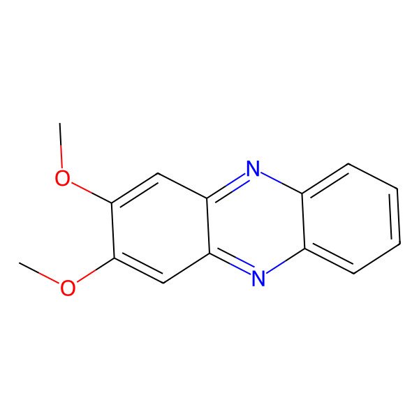 2D Structure of 2,3-Dimethoxyphenazine