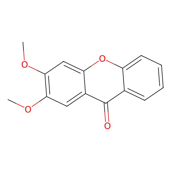 2D Structure of 2,3-Dimethoxyxanthen-9-one