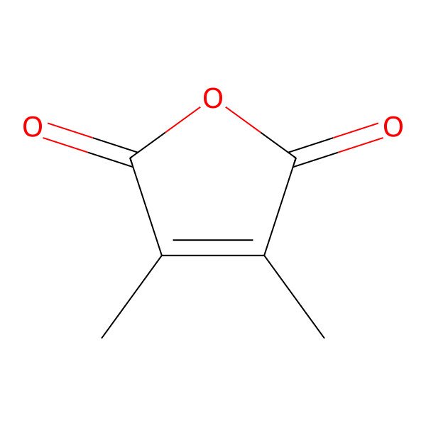 2D Structure of 2,3-Dimethylmaleic anhydride