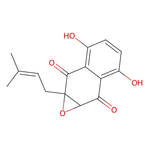 2D Structure of 2,3-Epoxysesamone