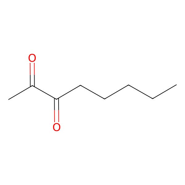 2D Structure of 2,3-Octanedione