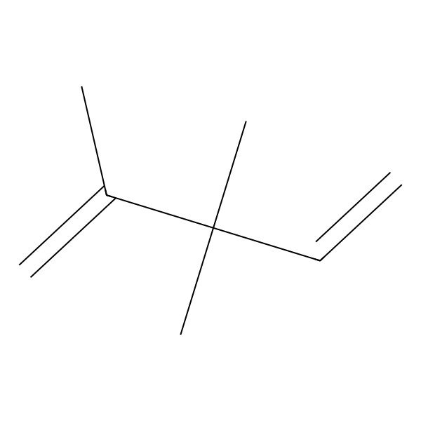 2D Structure of 2,3,3-Trimethyl-1,4-pentadiene