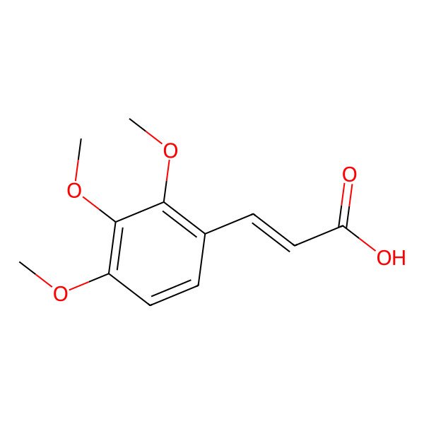 2D Structure of trans-2,3,4-Trimethoxycinnamic acid