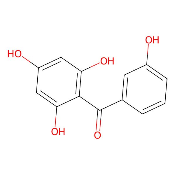 2D Structure of 2,3',4,6-Tetrahydroxybenzophenone