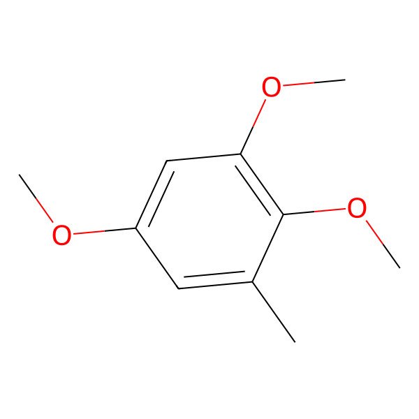 2D Structure of 2,3,5-Trimethoxytoluene