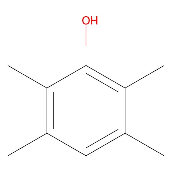 2D Structure of 2,3,5,6-Tetramethylphenol