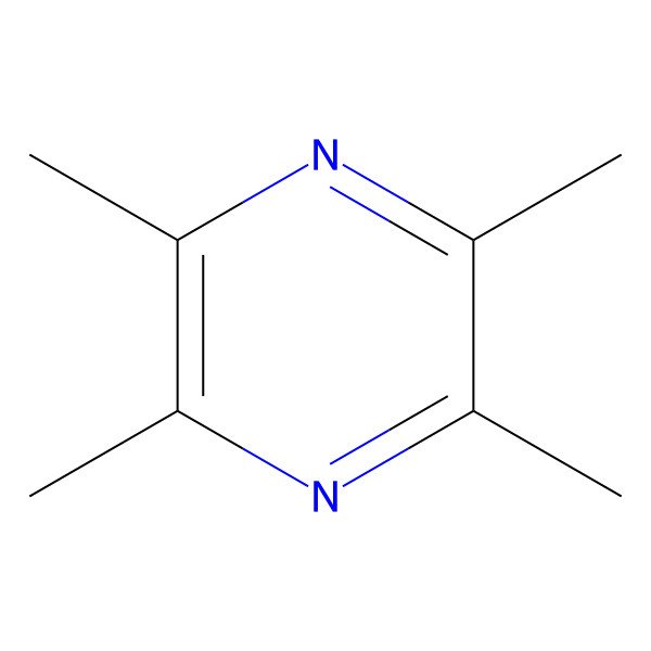 2D Structure of 2,3,5,6-Tetramethylpyrazine