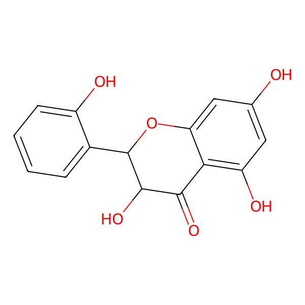 2D Structure of 2',3,5,7-Tetrahydroxyflavanone
