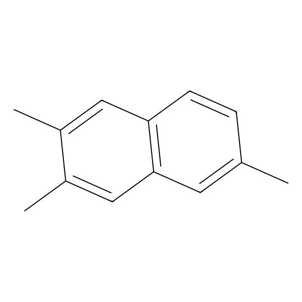 2D Structure of 2,3,6-Trimethylnaphthalene