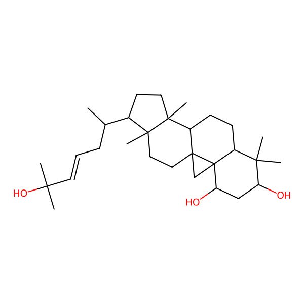 2D Structure of (23E)-5alpha-Cycloarta-23-ene-1alpha,3alpha,25-triol 2D Structure of (23E)-5alpha-Cycloarta-23-ene-1alpha,3alpha,25-triol