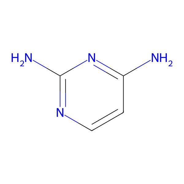 2D Structure of 2,4-Diaminopyrimidine