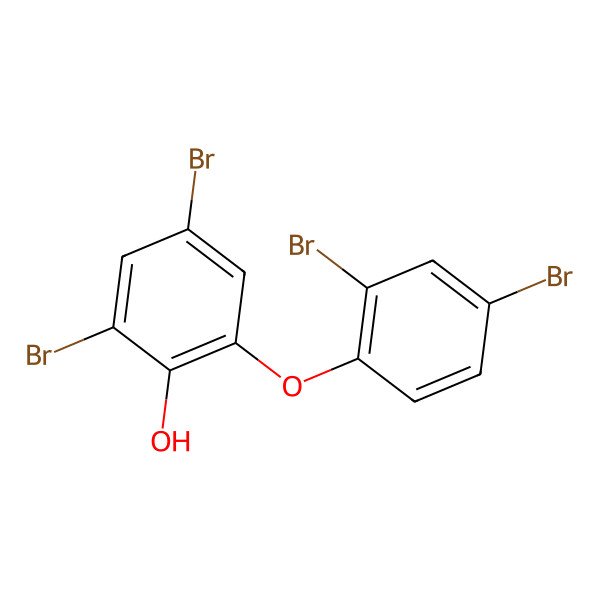 2D Structure of 2,4-Dibromo-6-(2,4-dibromophenoxy)phenol