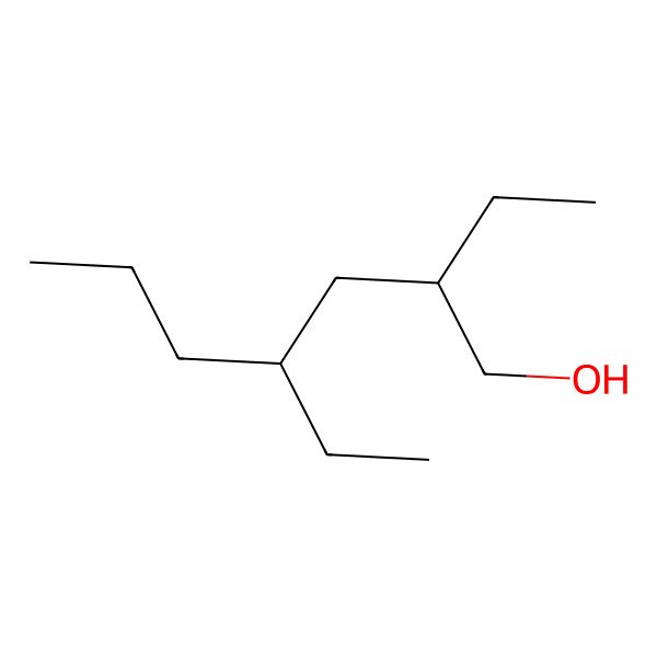 2D Structure of 2,4-Diethylheptan-1-ol