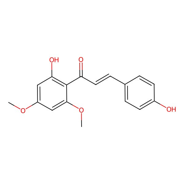 2D Structure of 2',4-Dihydroxy-4',6'-dimethoxychalcone