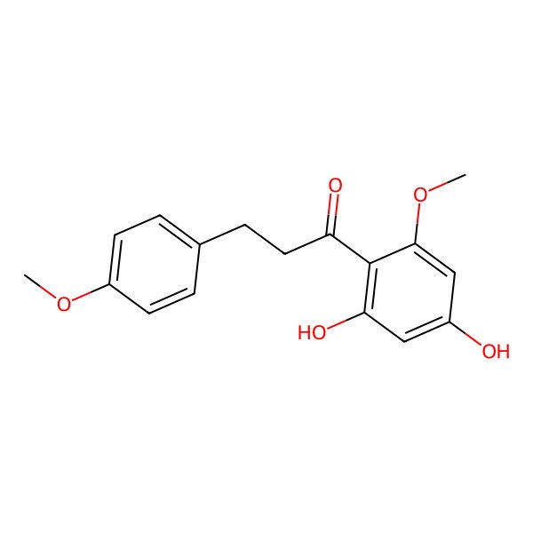 2D Structure of 2',4'-Dihydroxy-4,6'-dimethoxydihydrochalcone