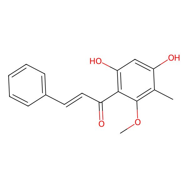 2D Structure of 2',4'-Dihydroxy-6'-methoxy-5'-methylchalkon