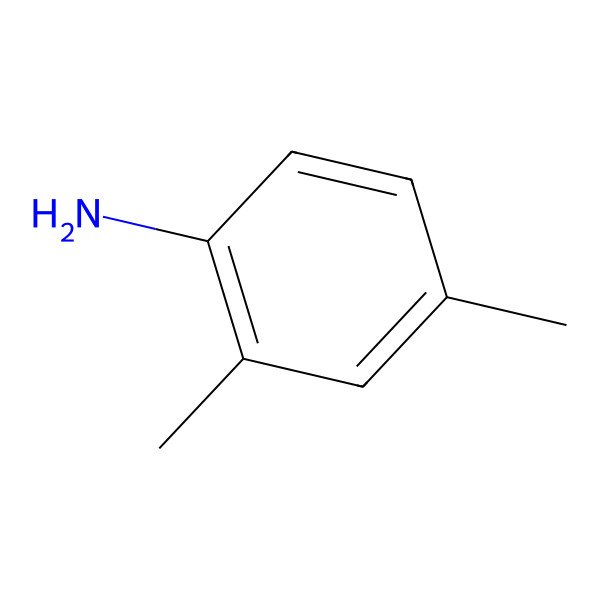 2D Structure of 2,4-Dimethylaniline