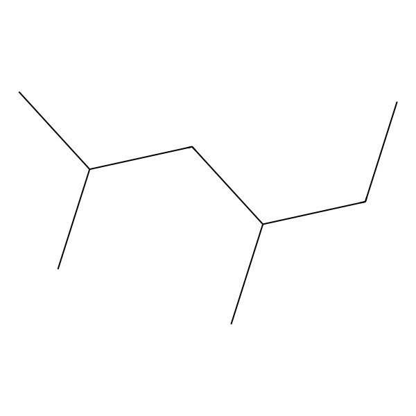 2D Structure of 2,4-Dimethylhexane