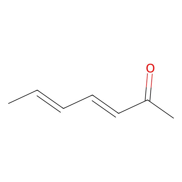2D Structure of 2,4-Heptadien-6-one 2D Structure of 2,4-Heptadien-6-one