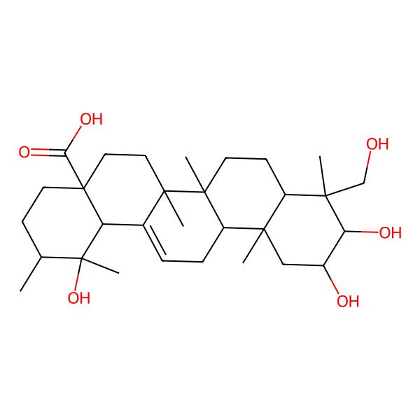 2D Structure of 24-Hydroxytormentic acid