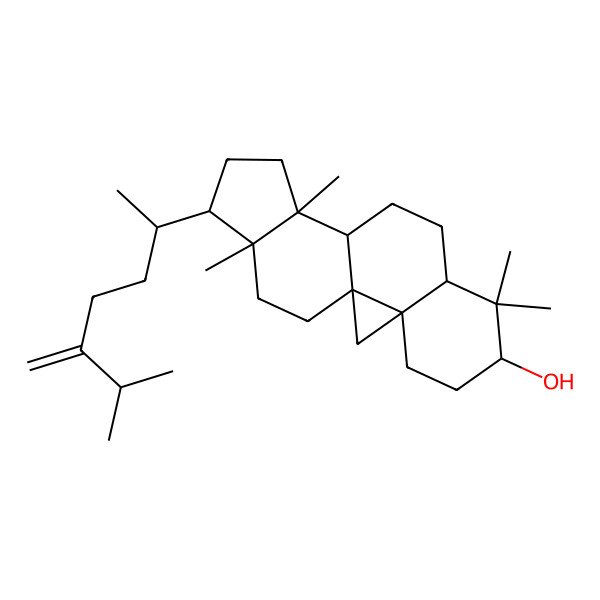 2D Structure of 24-Methylenecycloartanol