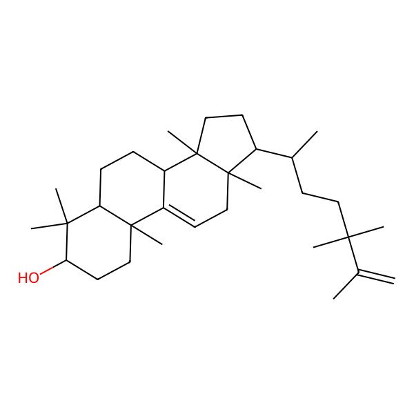 2D Structure of 24,24-Dimethyllanosta-9(11),25-dien-3beta-ol