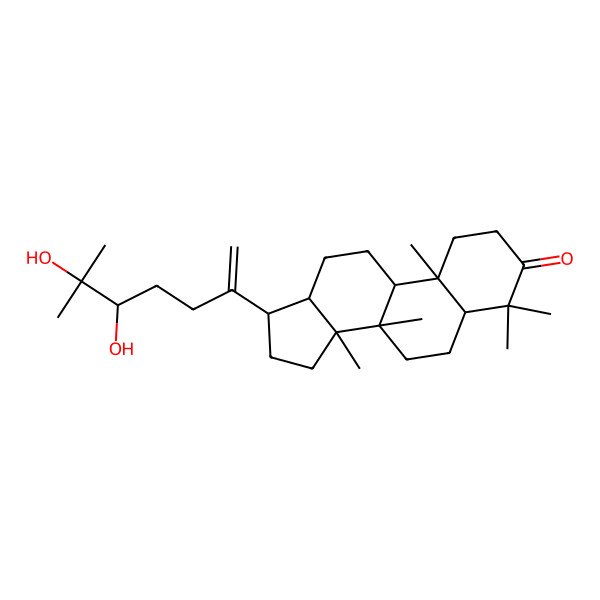 2D Structure of 24,25-Dihydroxydammar-20-en-3-one