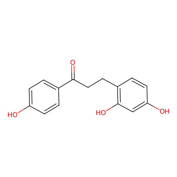 2D Structure of 2,4,4'-Trihydroxydihydrochalcone