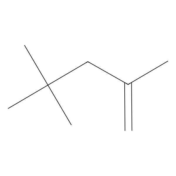2D Structure of 2,4,4-Trimethyl-1-pentene