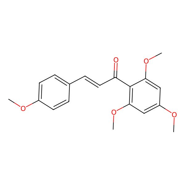 2D Structure of 2',4,4',6'-Tetramethoxychalcone 2D Structure of 2',4,4',6'-Tetramethoxychalcone