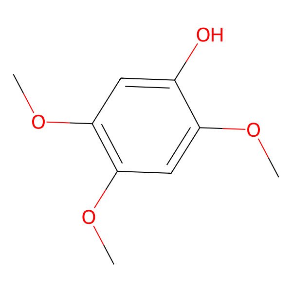 2D Structure of 2,4,5-Trimethoxyphenol