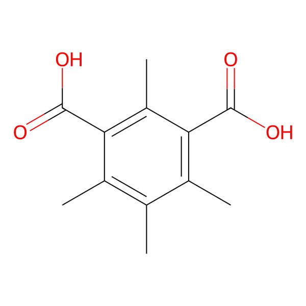 2D Structure of 2,4,5,6-Tetramethylbenzene-1,3-dicarboxylic acid