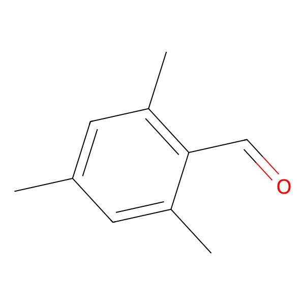 2D Structure of 2,4,6-Trimethylbenzaldehyde