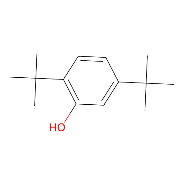 2D Structure of 2,5-Di-tert-butylphenol