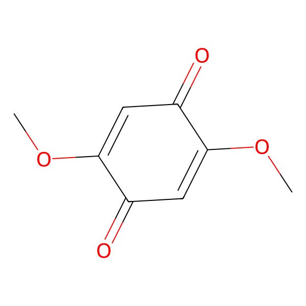 2D Structure of 2,5-Dimethoxy-1,4-benzoquinone