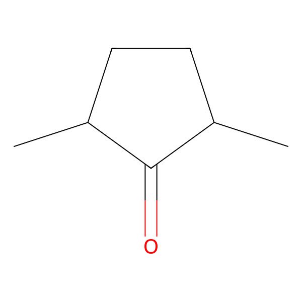 2D Structure of 2,5-Dimethylcyclopentanone