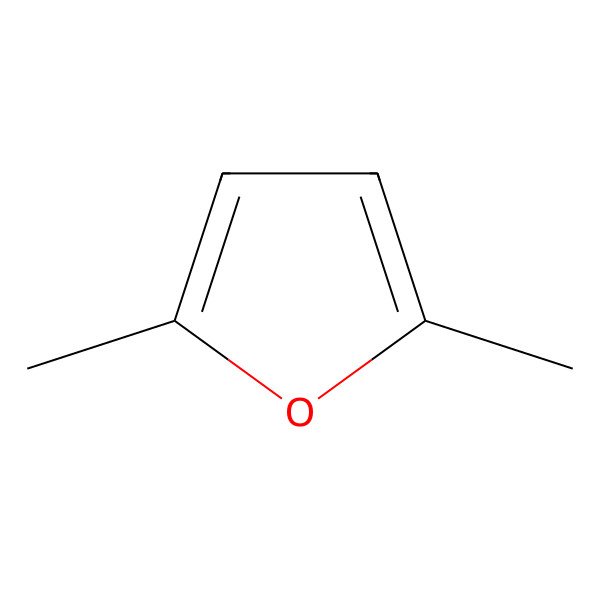 2D Structure of 2,5-Dimethylfuran