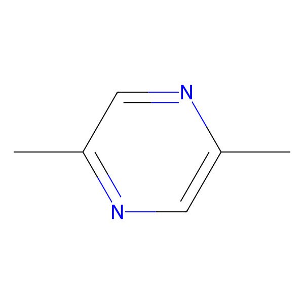 2D Structure of 2,5-Dimethylpyrazine