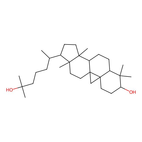 2D Structure of 25-Hydroxycycloartanol